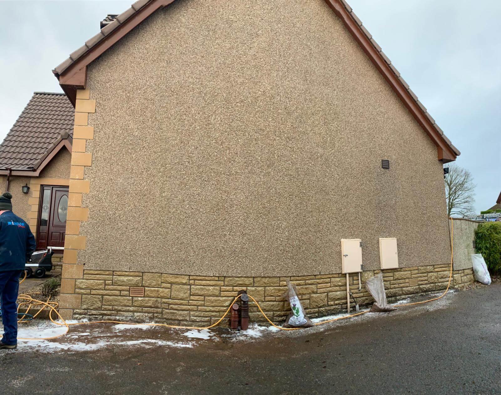 Render & Roughcast Soft Washing from Exterior Cleaning Services Ltd in Dunfermline